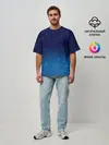 Мужская футболка оверсайз / Звездное небо
