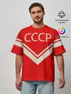 Мужская футболка оверсайз / СССР хоккейная форма