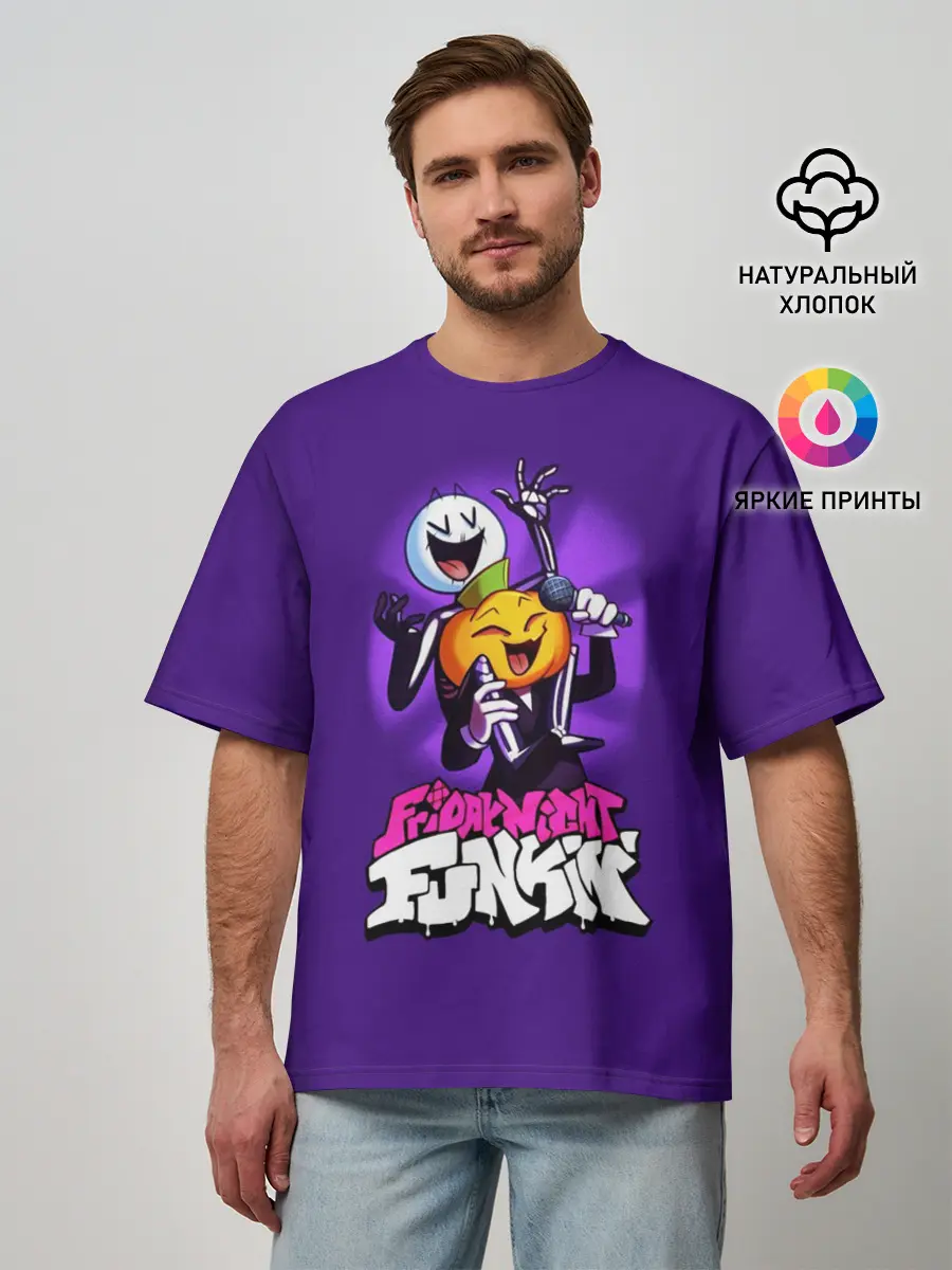 Мужская футболка оверсайз / FNF