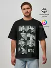 Мужская футболка оверсайз / BTS