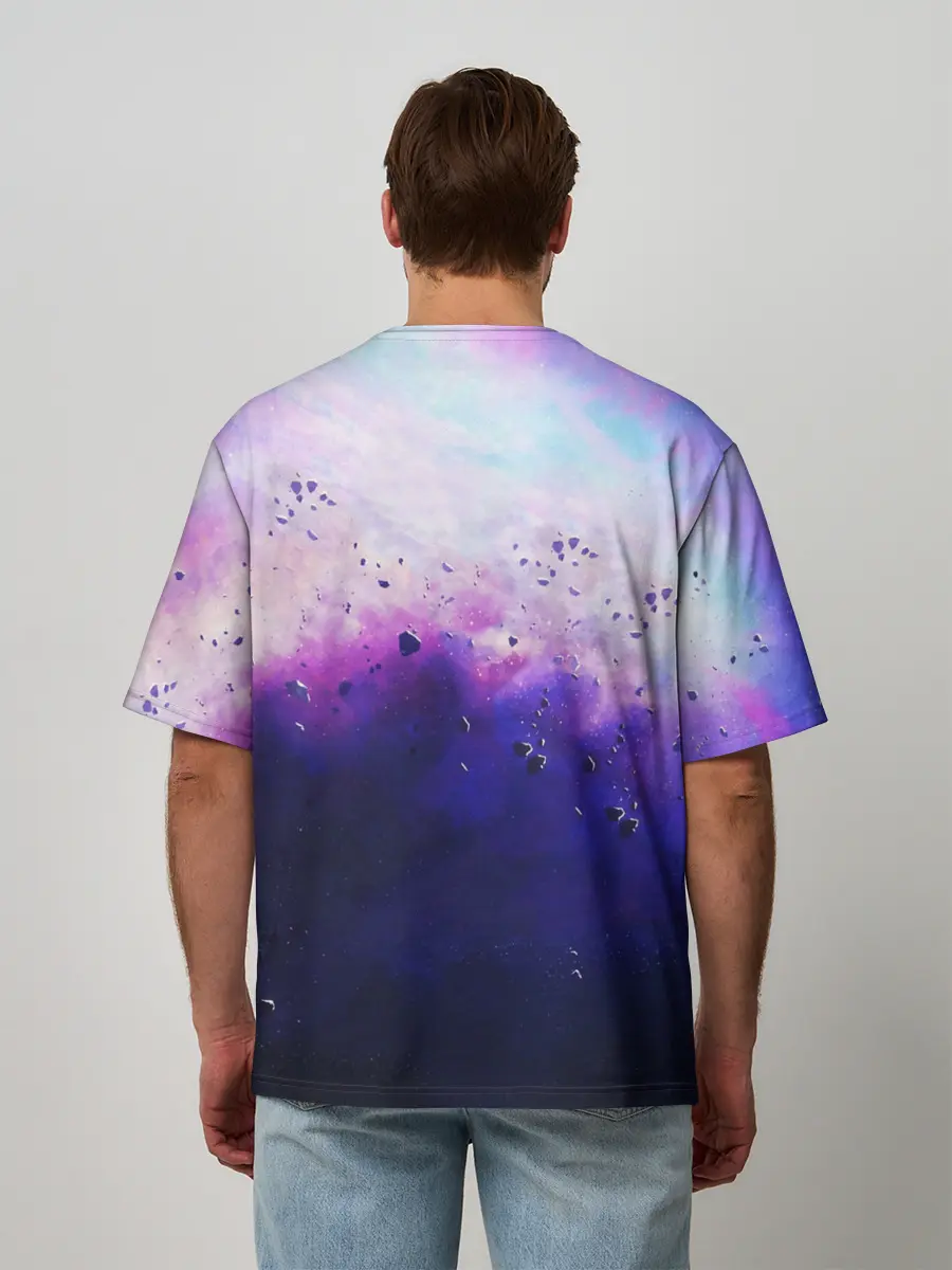 Мужская футболка оверсайз / АСТРОНАВТ