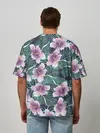 Мужская футболка оверсайз / Тропический цветок