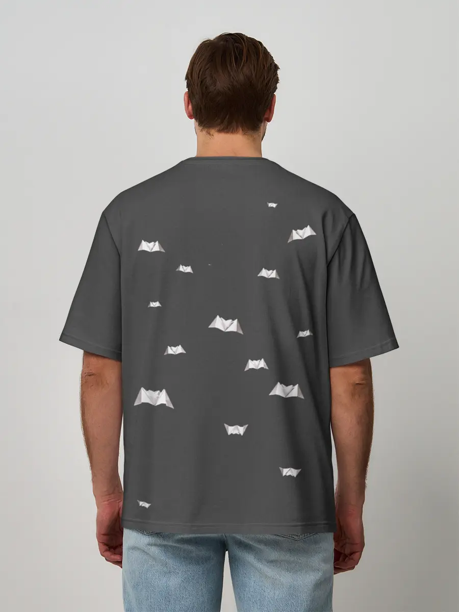 Мужская футболка оверсайз / Лизер