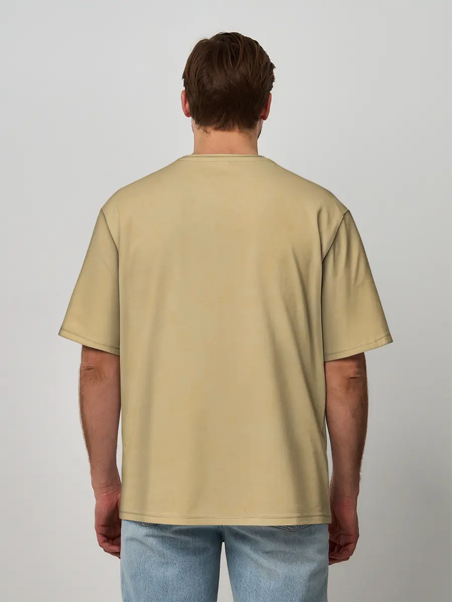 Мужская футболка оверсайз / Гомер Да Винчи