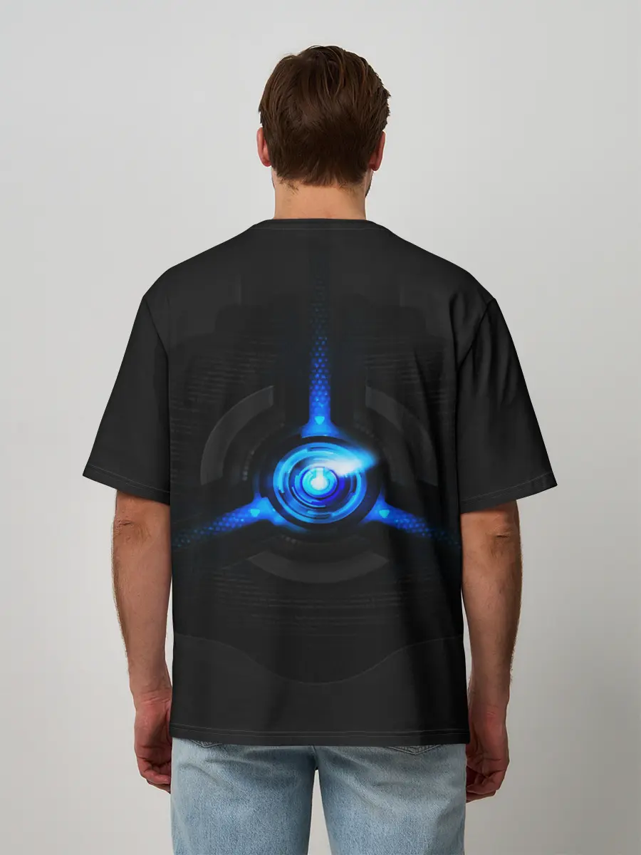 Мужская футболка оверсайз / ЖЕЛЕЗНЫЙ ЧЕЛОВЕК