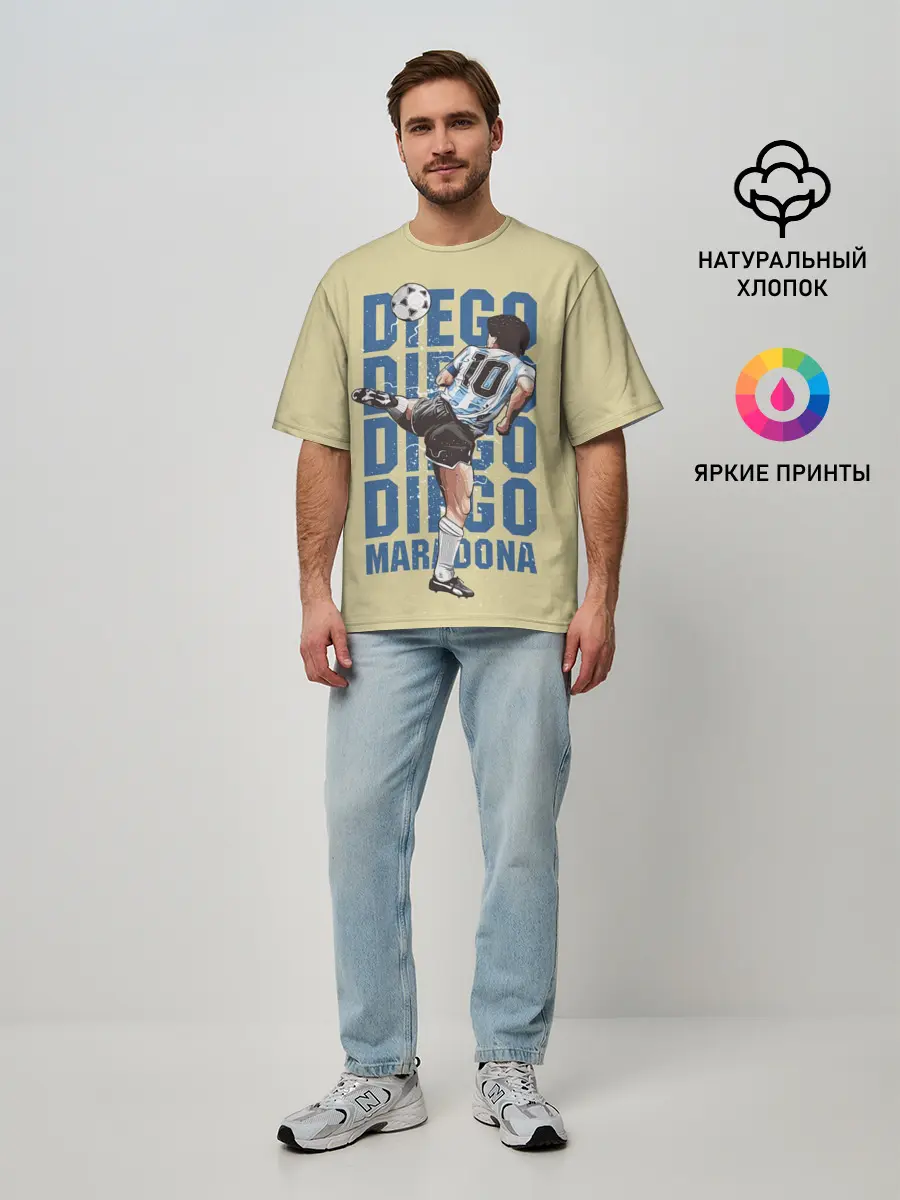 Мужская футболка оверсайз / Diego Diego