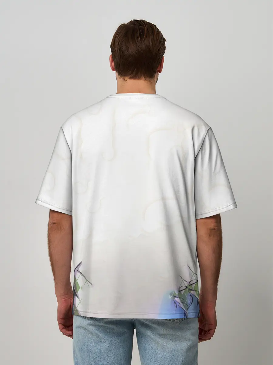 Мужская футболка оверсайз / Накано