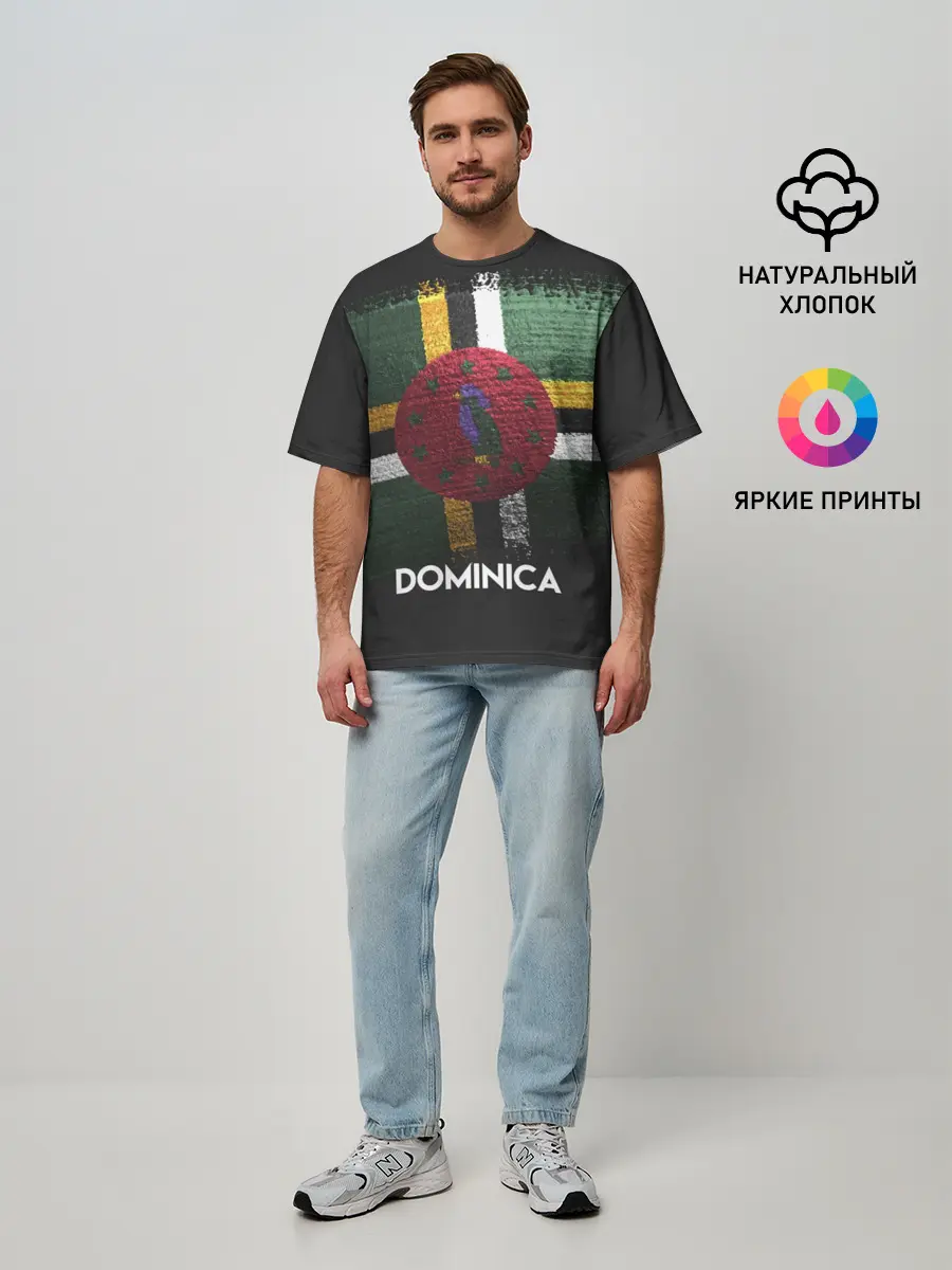 Мужская футболка оверсайз / DOMINICA