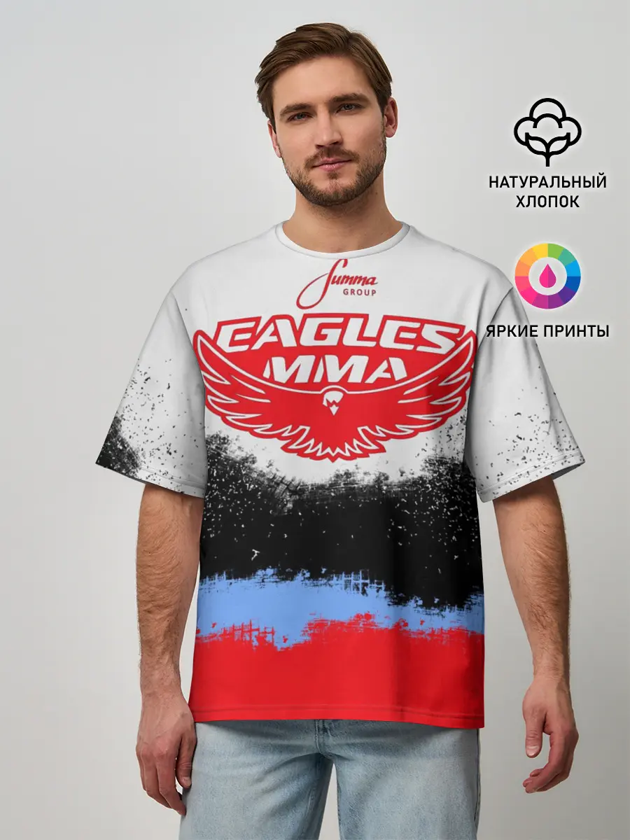 Мужская футболка оверсайз / Eagles MMA