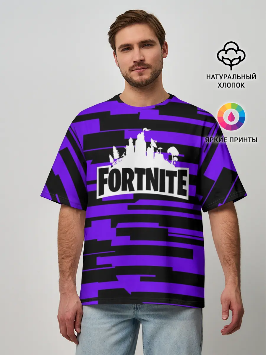 Мужская футболка оверсайз / FORTNITE