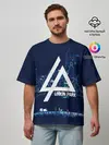 Мужская футболка оверсайз / Linkin Park music collection