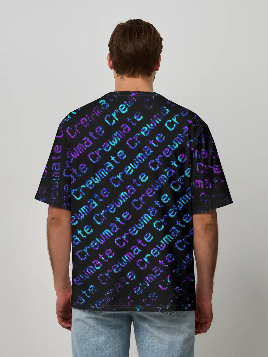 Мужская футболка оверсайз / AMONG US - Crewmate