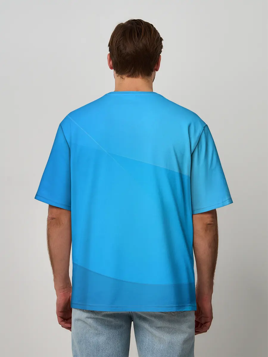 Мужская футболка оверсайз / jaguar