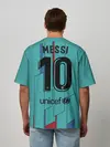 Мужская футболка оверсайз / Messi away 19-20