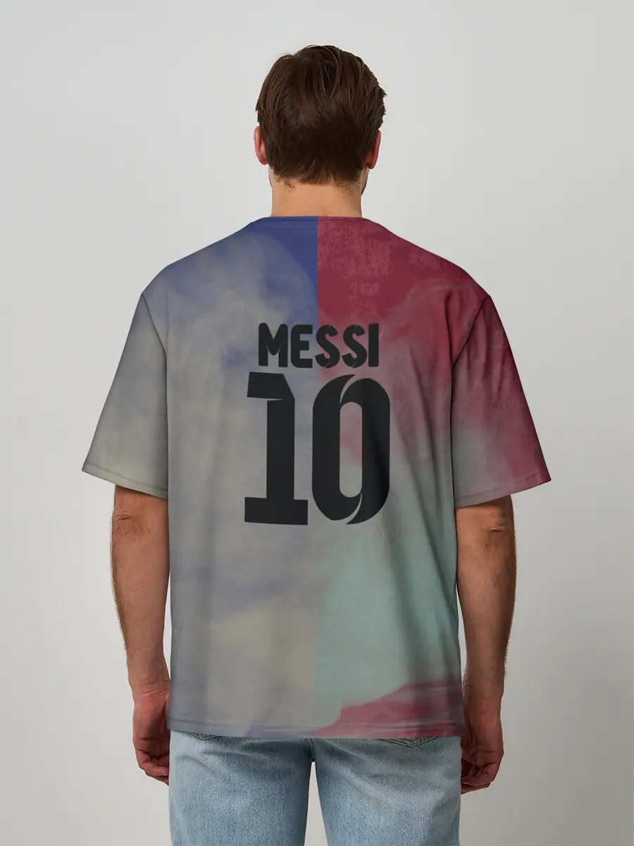 Мужская футболка оверсайз / Messi