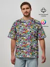 Мужская футболка оверсайз / Stickerboom
