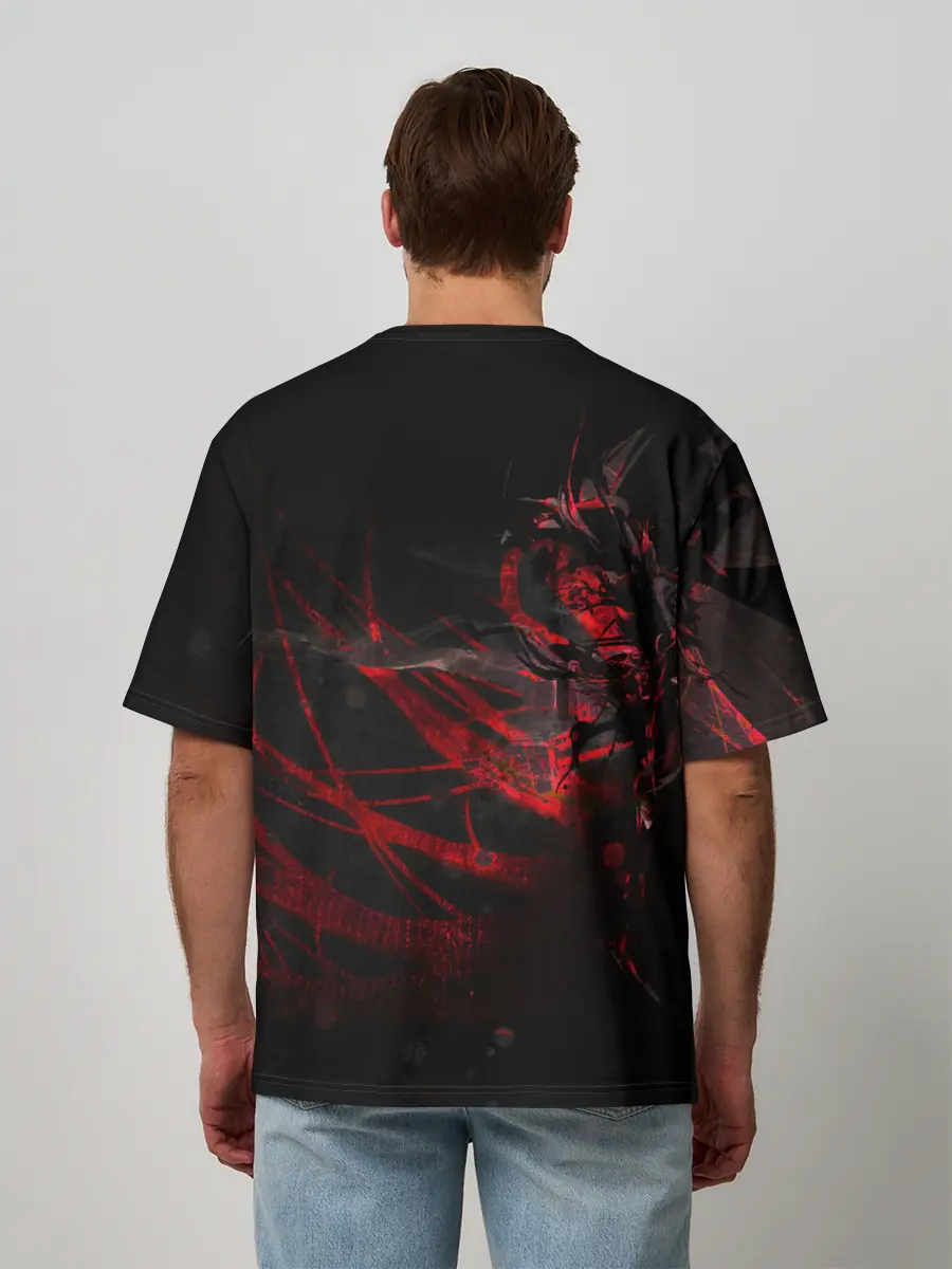 Мужская футболка оверсайз / DIGITAL 3D