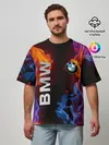 Мужская футболка оверсайз / BMW