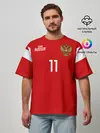 Мужская футболка оверсайз / Сборная России Зобнин