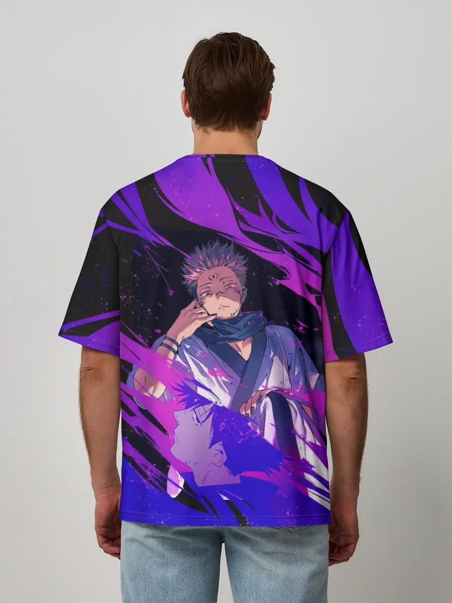 Мужская футболка оверсайз / Магическая битва