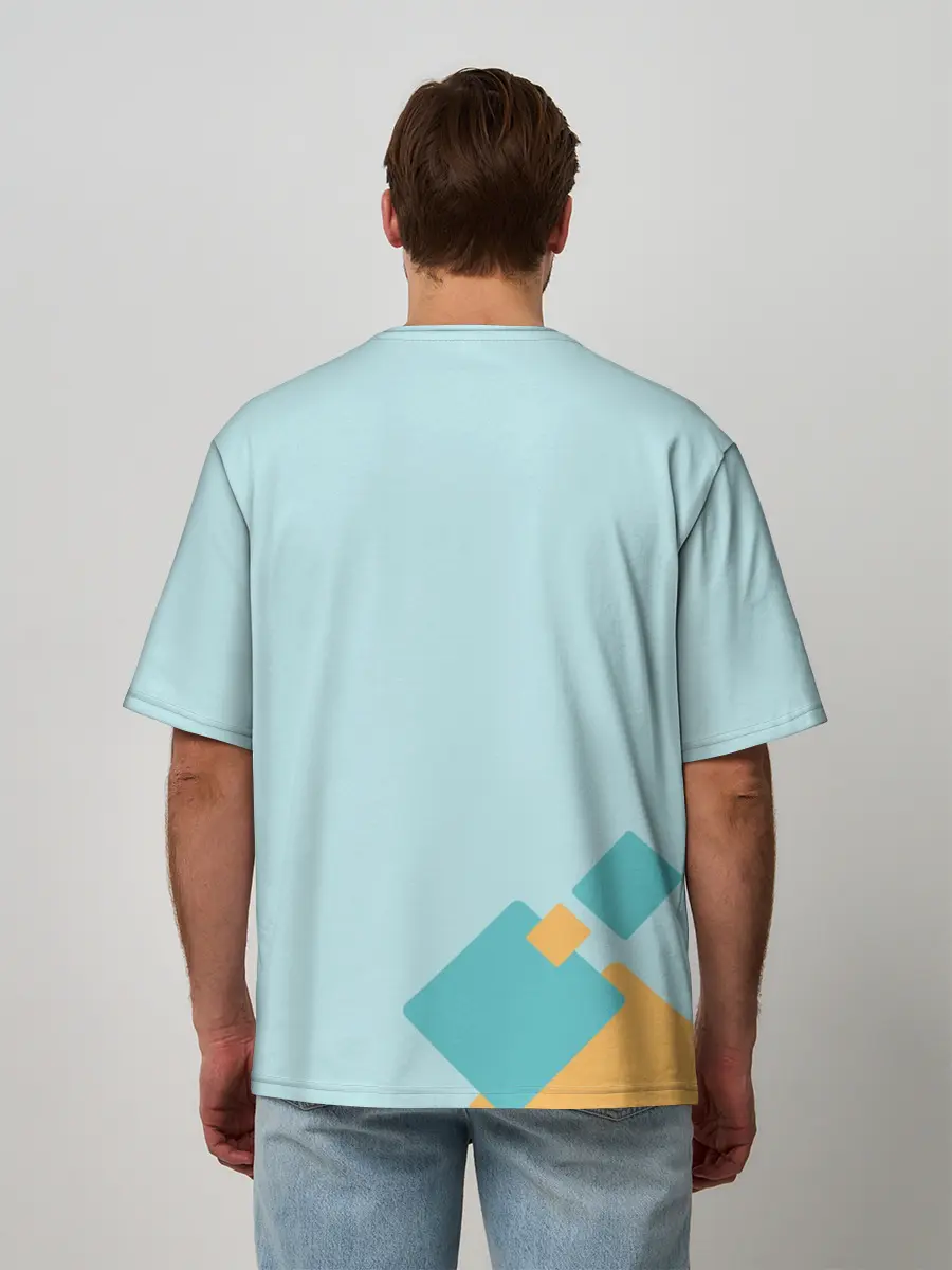 Мужская футболка оверсайз / Рэона Кисараги