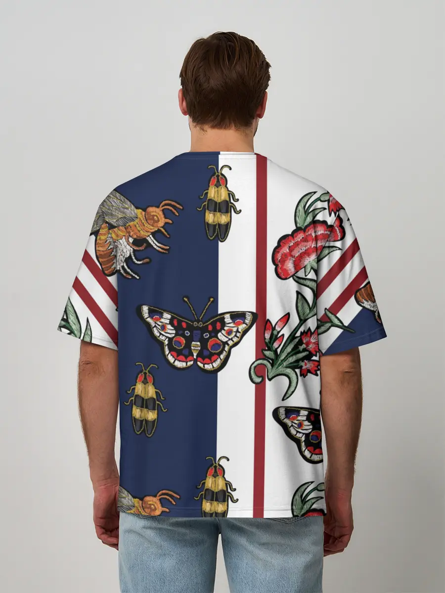 Мужская футболка оверсайз / GG