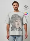Мужская футболка оверсайз / SHERLOCK | ШЕРЛОК