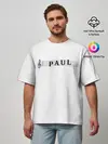 Мужская футболка оверсайз / Paul