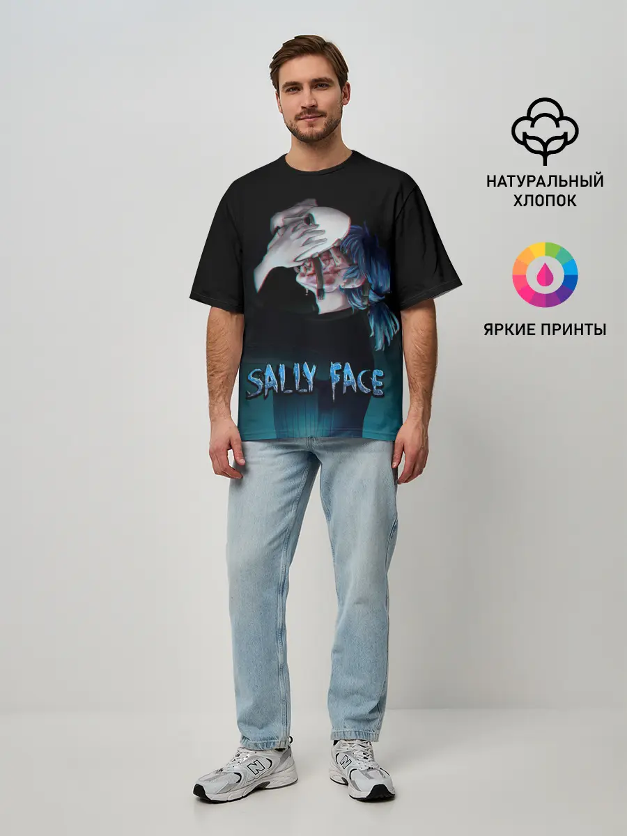 Мужская футболка оверсайз / Sally Face