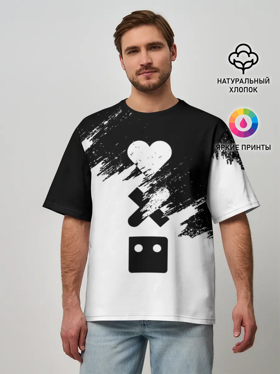 Мужская футболка оверсайз / LOVE DEATH ROBOTS | LDR