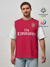 Мужская футболка оверсайз / Arsenal home 19-20