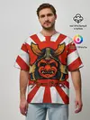 Мужская футболка оверсайз / Sun samurai