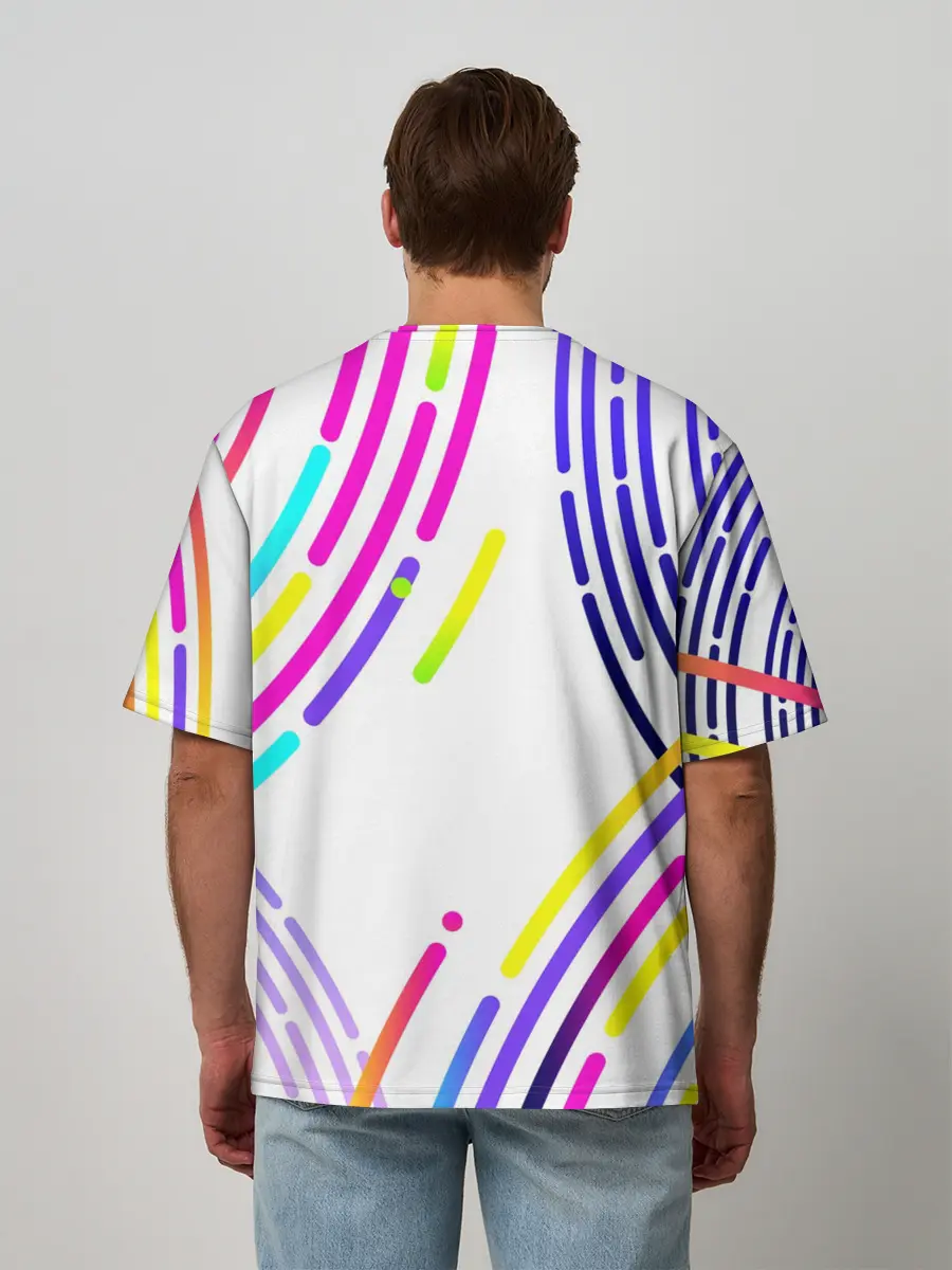 Мужская футболка оверсайз / MARSHMELLO