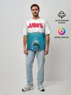 Мужская футболка оверсайз / Jaws 1975