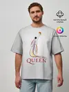 Мужская футболка оверсайз / Фредди Меркьюри - Queen