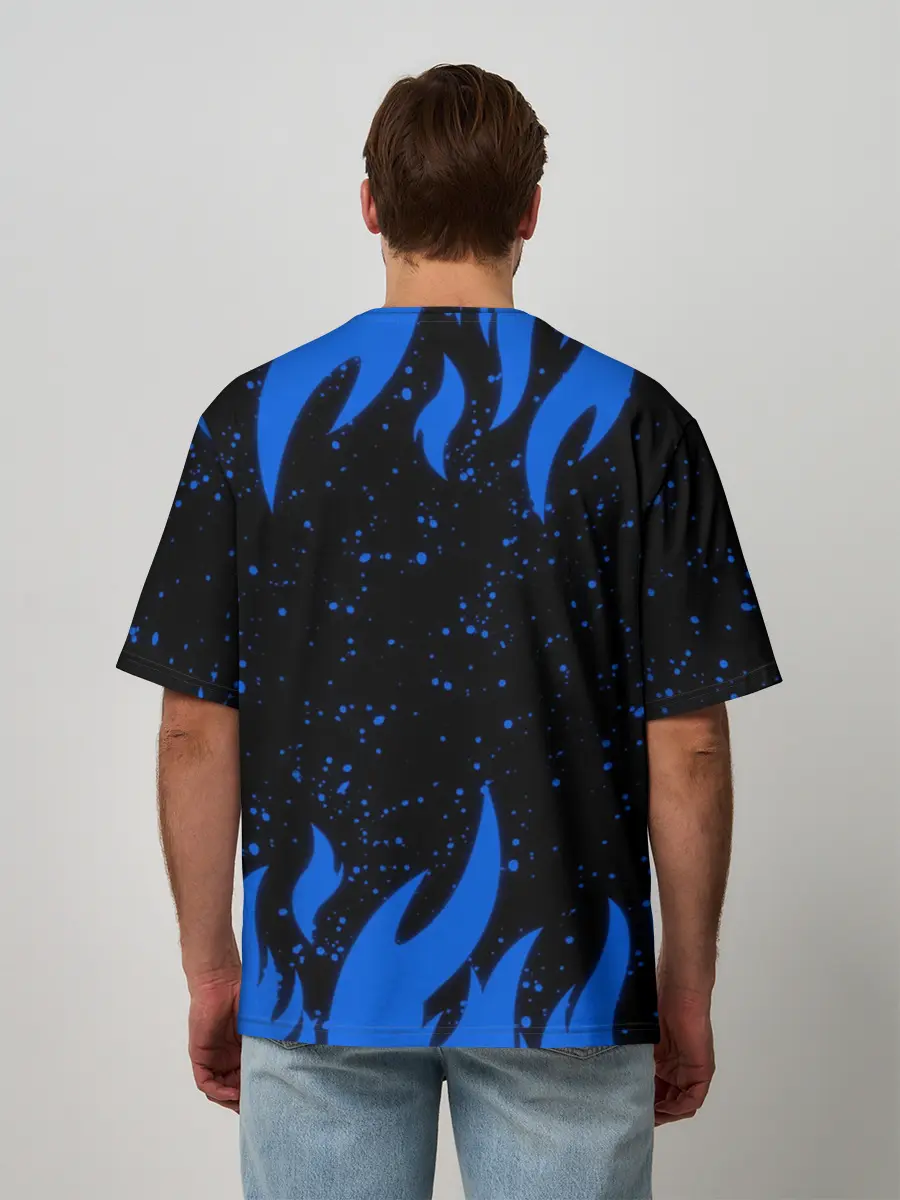 Мужская футболка оверсайз / SKYRIM