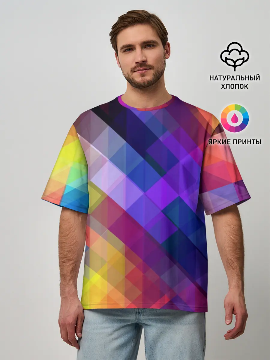 Мужская футболка оверсайз / Горен