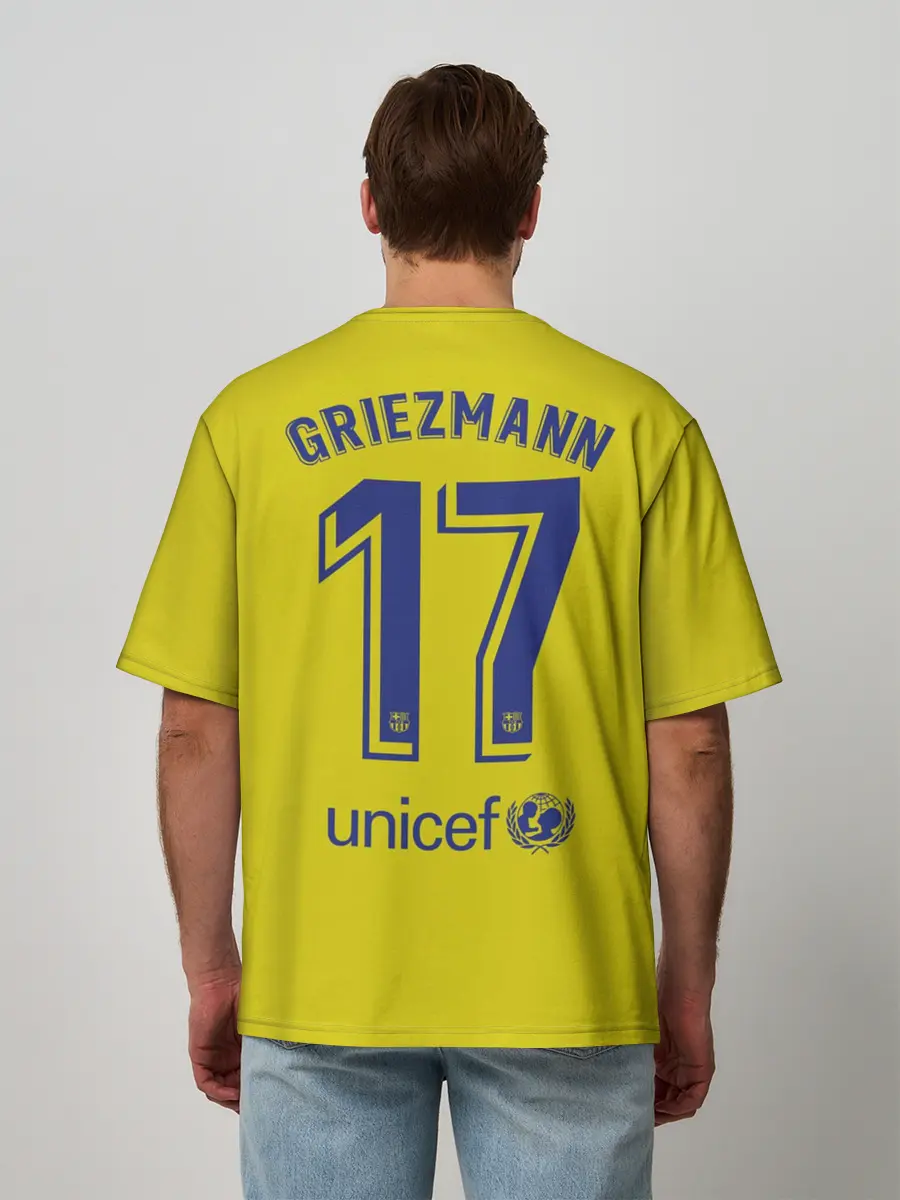 Мужская футболка оверсайз / Griezmann away 19-20