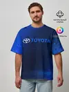 Мужская футболка оверсайз / TOYOTA / ТОЙОТА