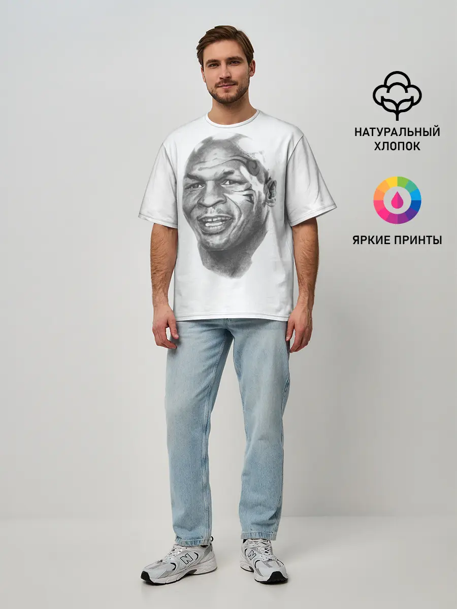 Мужская футболка оверсайз / Тайсон