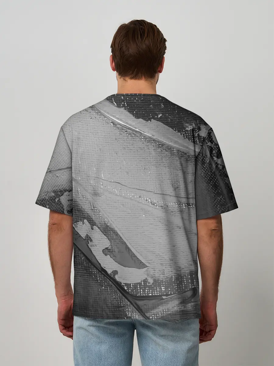 Мужская футболка оверсайз / AUDI / АУДИ