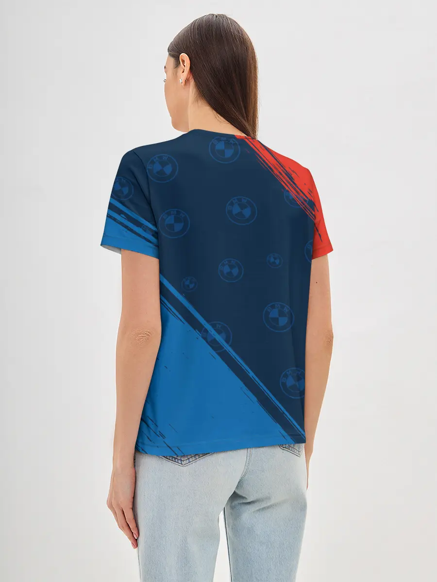 Женская базовая футболка / BMW / БМВ