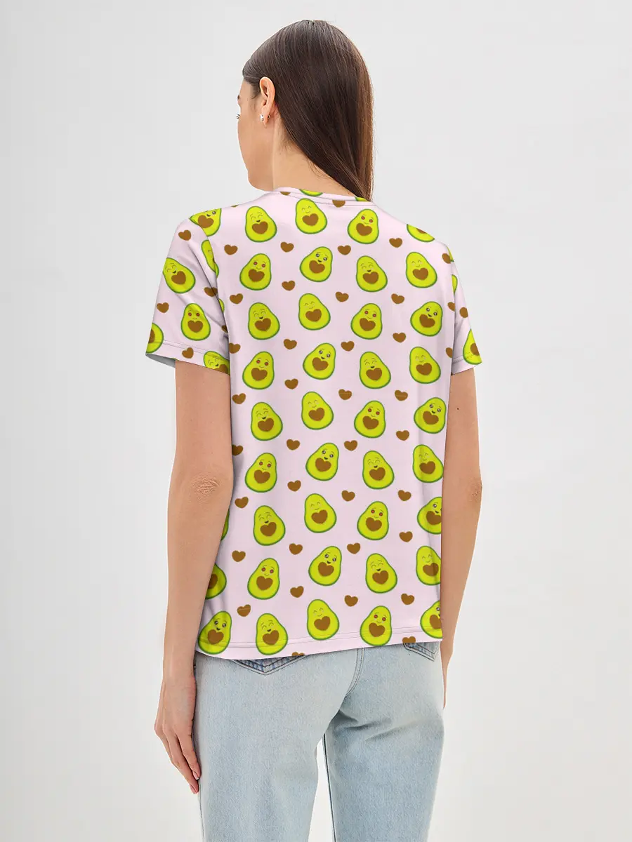 Женская базовая футболка / АВОКАДО