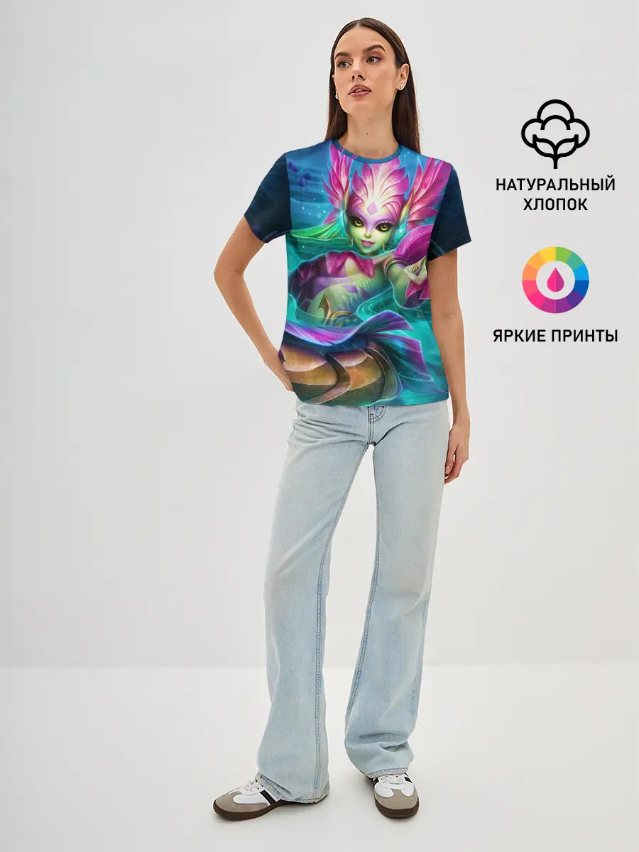 Женская базовая футболка / Nami | League of Legends