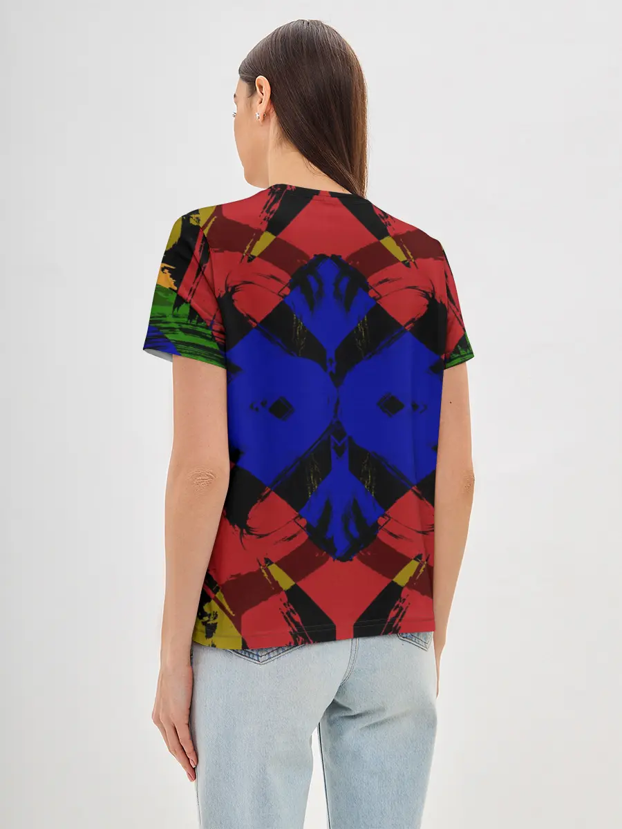 Женская базовая футболка / Абстракция