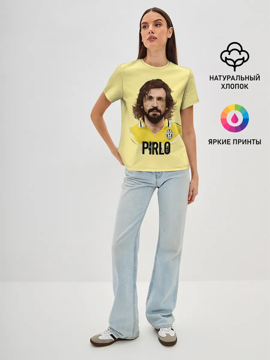 Женская базовая футболка / Андреа Пирло