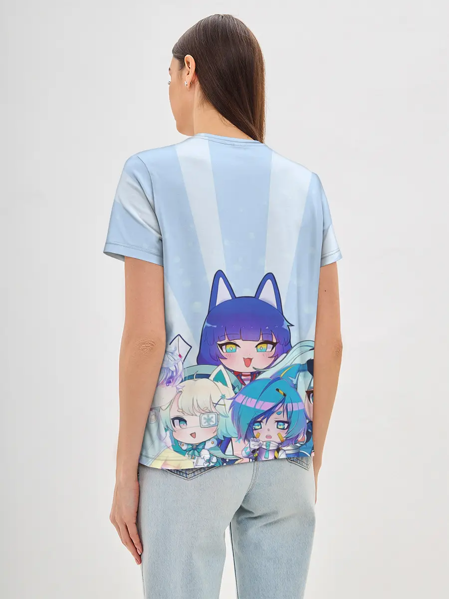 Женская базовая футболка / Gacha Club Character