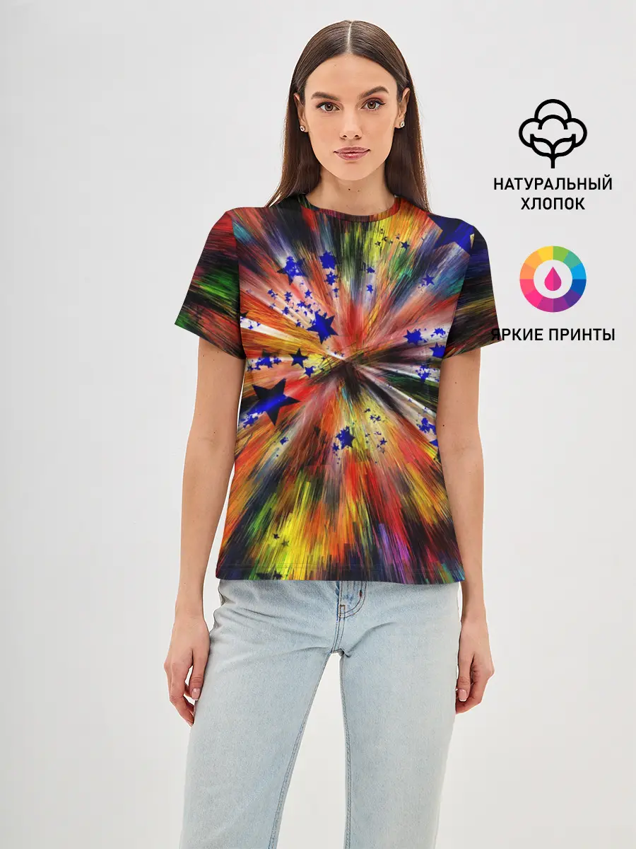 Женская базовая футболка / Звездный путь