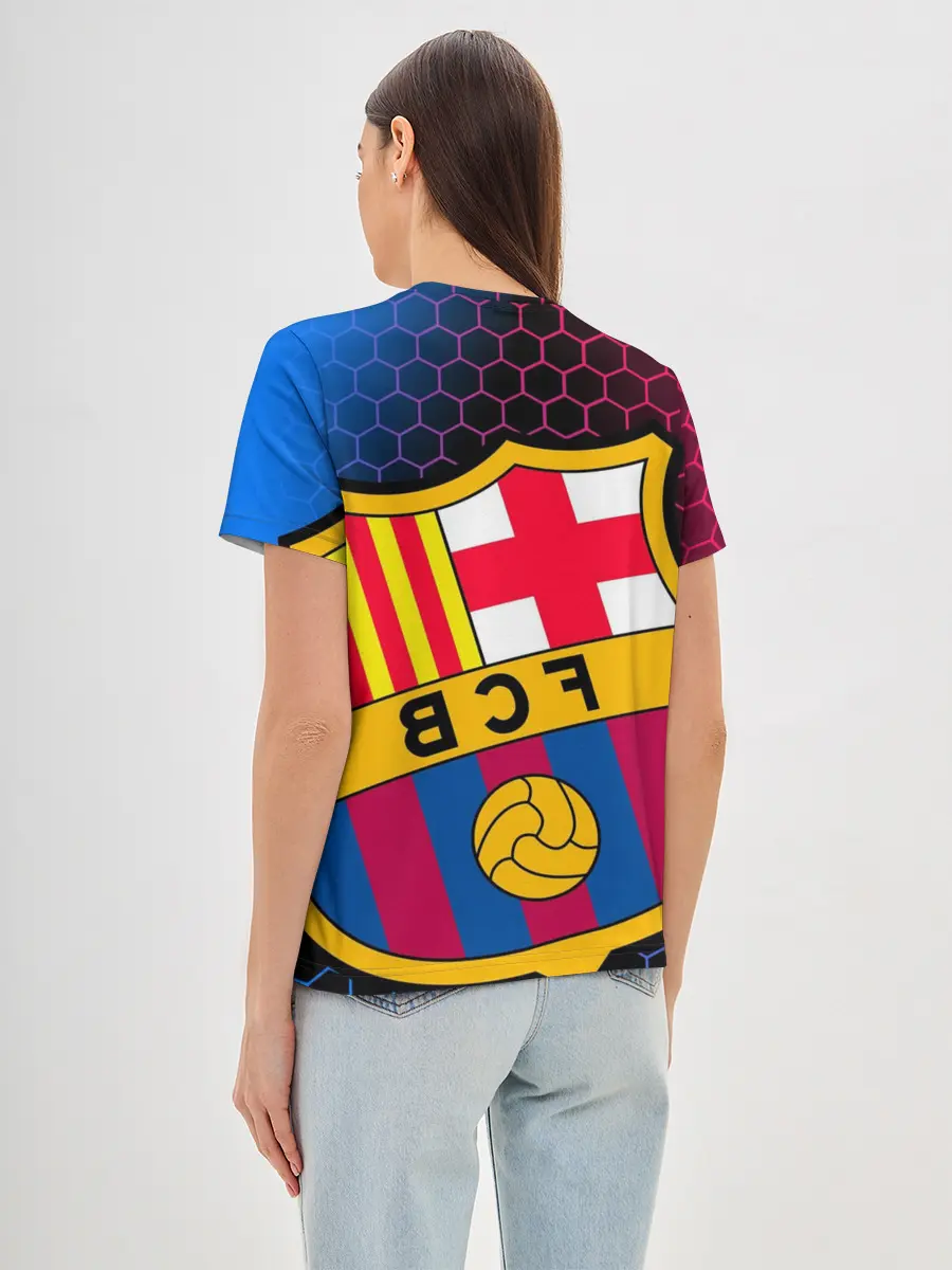 Женская базовая футболка / ЛИОНЕЛЬ МЕССИ / BARCELONA
