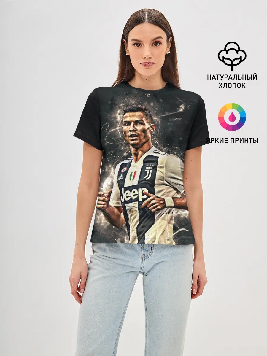 Женская базовая футболка / Криштиану Роналду